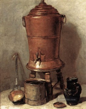 El cobre bebiendo Fou Jean Baptiste Simeon Chardin bodegón Pinturas al óleo